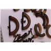 Image 4 : (6) Antique Iron Handles + Misc Iron Handle Parts