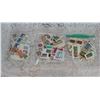 Image 1 : (3) Bags of assorted stamps on paper