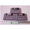 Image 1 : (3) Super Nintendo Games (Starfox, NHLPA Hockey’93, Stanley Cup)