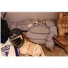 Image 3 : *Vintage Goalie Pads, Glove, Gear in Bag (Size Large)