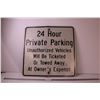 Image 1 : *24-Hours Private Parking Sign