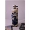 Image 2 : Delft Blue Bottle (Made in Holland) + (2) Decorative Licence Plates +(2) DVDs