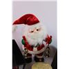 Image 5 : Christmas Bin, Santa Decoration, (2) Hats +Tin