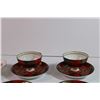 Image 2 : (2) Tea Cups w/ Saucers + (6) Assorted China Pieces