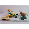 Image 1 : Fisher-Price Plane and Camera + Sesame Street Car/Lamp and Queen Buzzy Bee