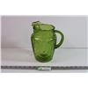 Image 1 : Green Glass Pitcher