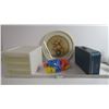 Image 1 : Small Suitcase - Bag of Toys - Plastic Organizer - Picture