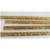 Image 2 : (4) Yard Sticks