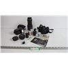 Image 1 : X-700 Minolta Camera - (2) Lenses - Flash - Film