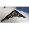 Image 5 : (2) Totes Cast Iron Shelf Supports & Misc Hardware + Plumbing Supplies