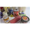 Image 2 : Steel Wool - (4) Cans of Furniture Stripper - Rubber Repair Supplies - Oil Can - Misc Items