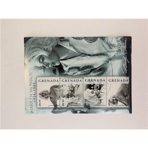 Marilyn Monroe stamp sheet