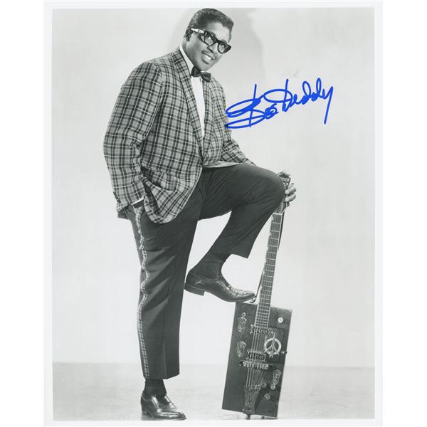 Bo Diddley signed photo