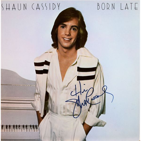 Shaun Cassidy signed album