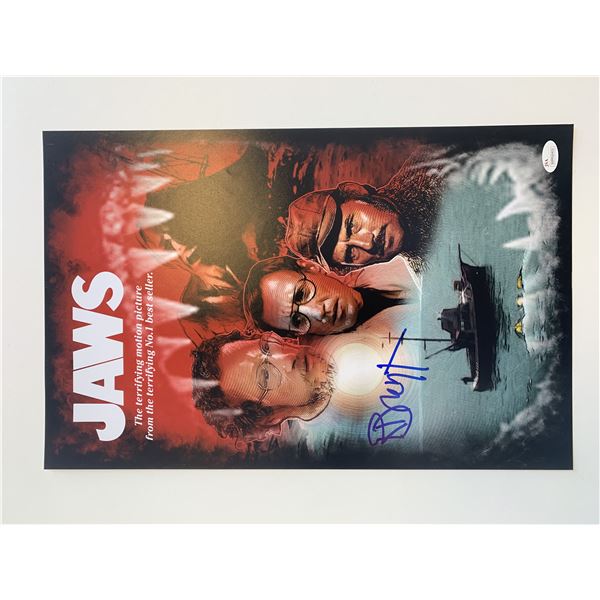 Jaws Richard Dreyfuss signed mini poster