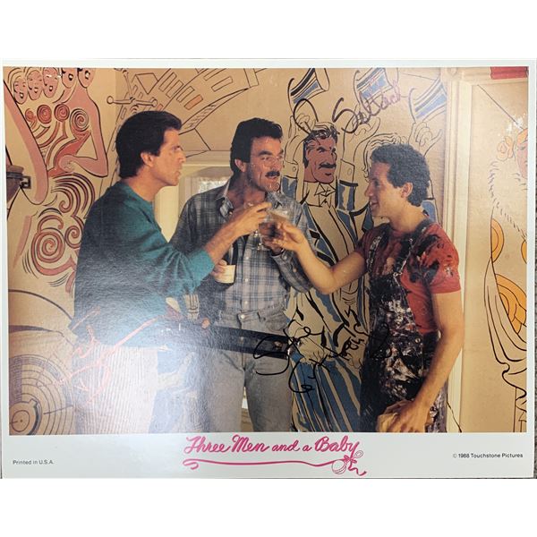Three Men And A Baby cast signed photo