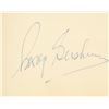 Image 1 : George Gershwin signature cut