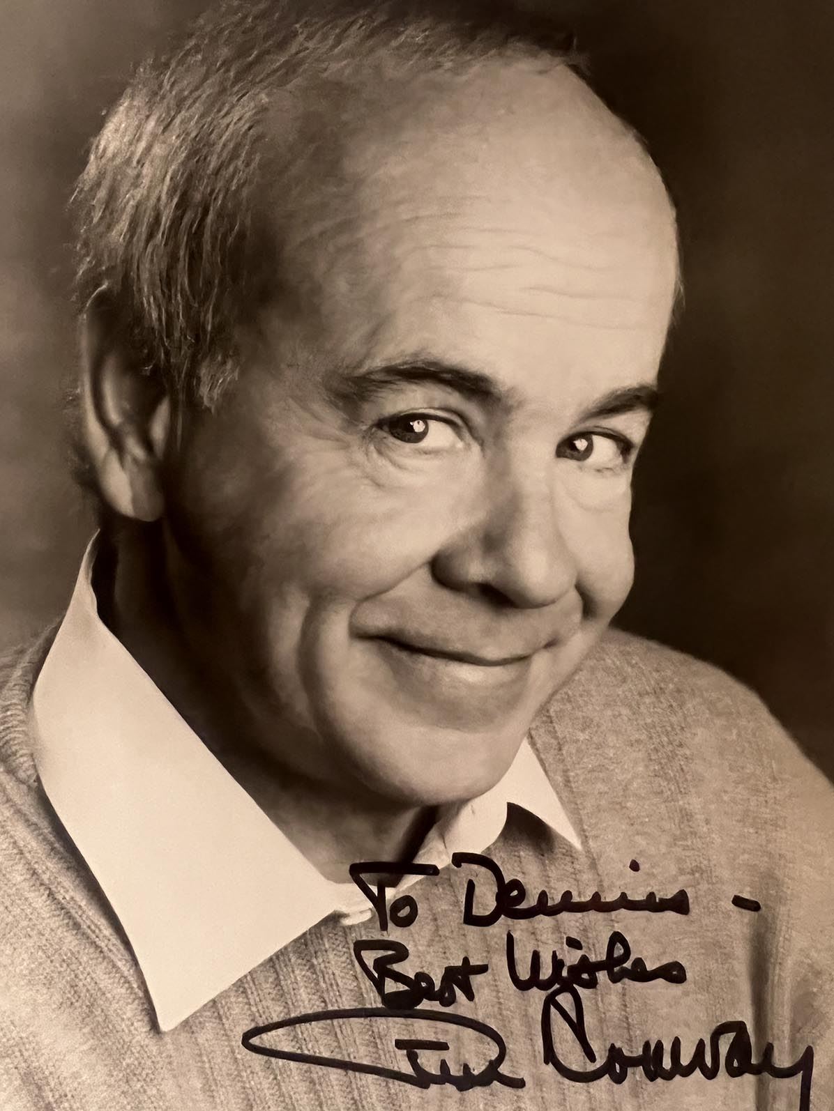 Tim Conway signed photo