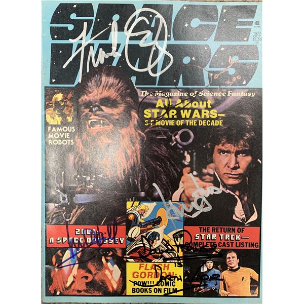 Star Wars Space Ware signed magazine
