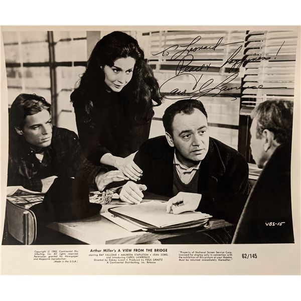 Carol Lawrence signed photo