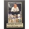 Image 1 : Mickey Mantle signed photo. GFA authenticated