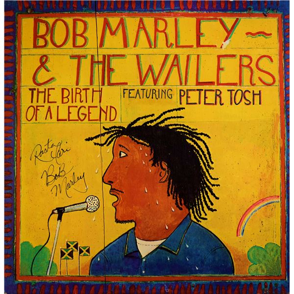 Bob Marley and the Wailers Birth Of A Legend signed album