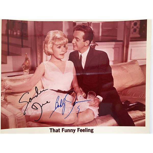 That Funny Feeling Sandra Dee and Bobby Darin signed movie photo