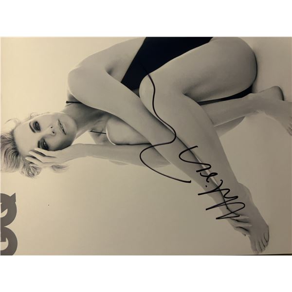 Charlize Theron signed photo