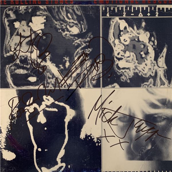 Rolling Stones Emotional Rescue signed album