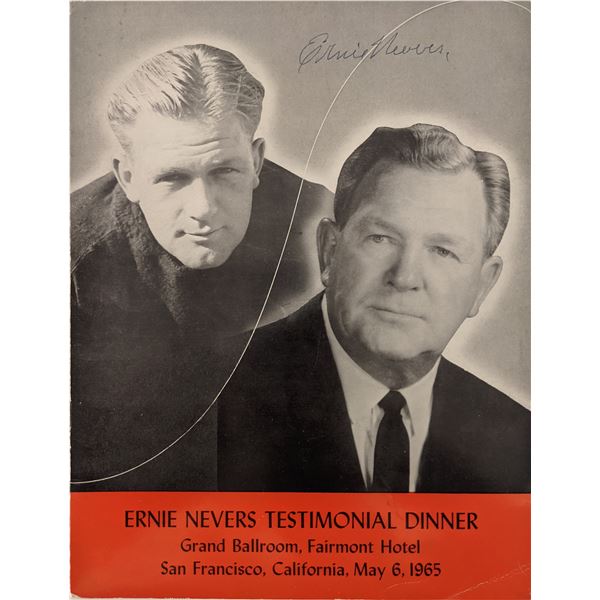 Ernie Nevers Signed Photo