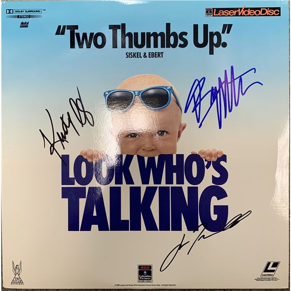 Look Who's Talking cast signed laser disc