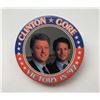 Image 1 : Bill Clinton Presidential campaign button- 1992