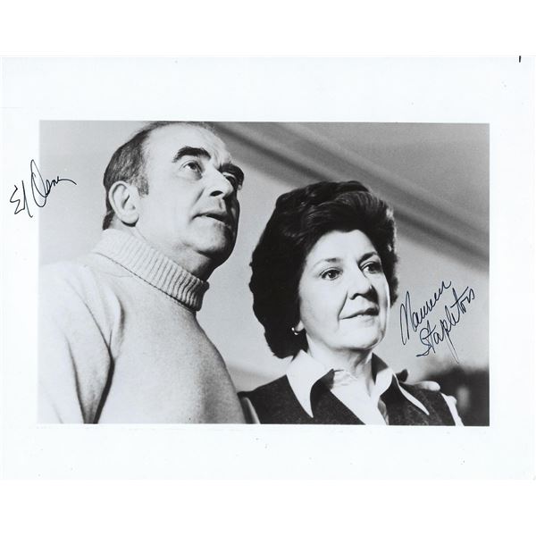 The Gathering Ed Asner and Maureen Stapleton signed movie photo
