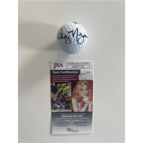 Caddyshack Cindy Morgan signed golf ball. JSA