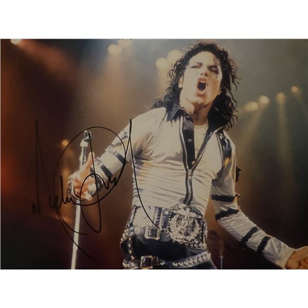 Michael Jackson signed photo