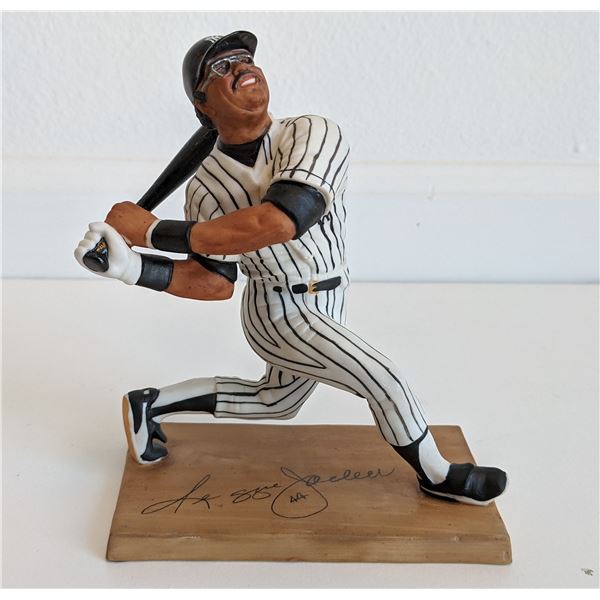 NY Yankees Reggie Jackson facsimile signed figurine