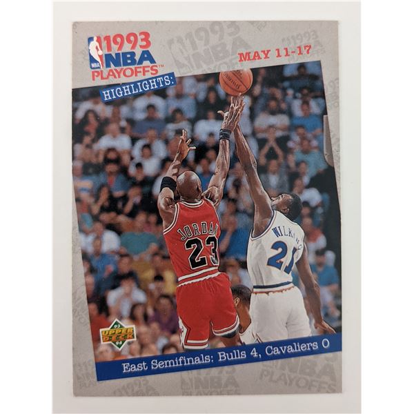 Michael Jordan Basketball Trading Card - Upper Deck #187 1993