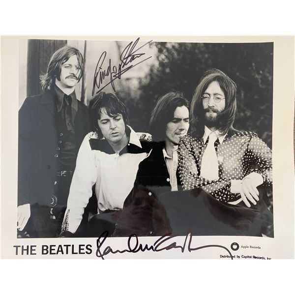 The Beatles signed photo