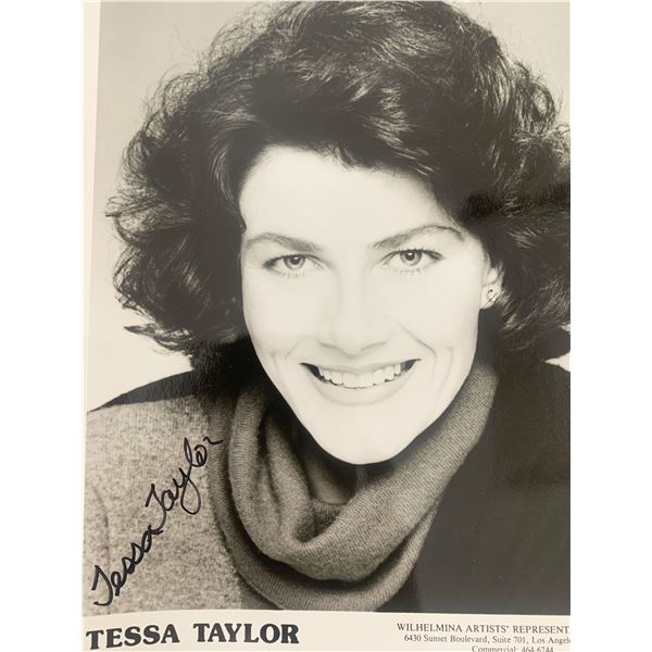 Tessa Taylor signed photo
