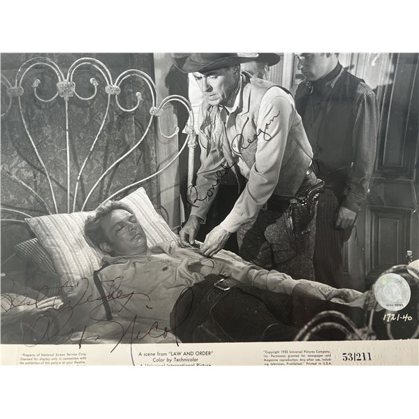 Law And Order cast signed photo GFA authenticated