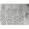 Image 1 : Red Hot Chili Peppers Brave From Afar Anthony Kiedis handwritten signed lyrics- GFA authenticated