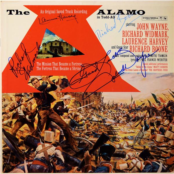 John Wayne signed The Alamo Original Soundtrack