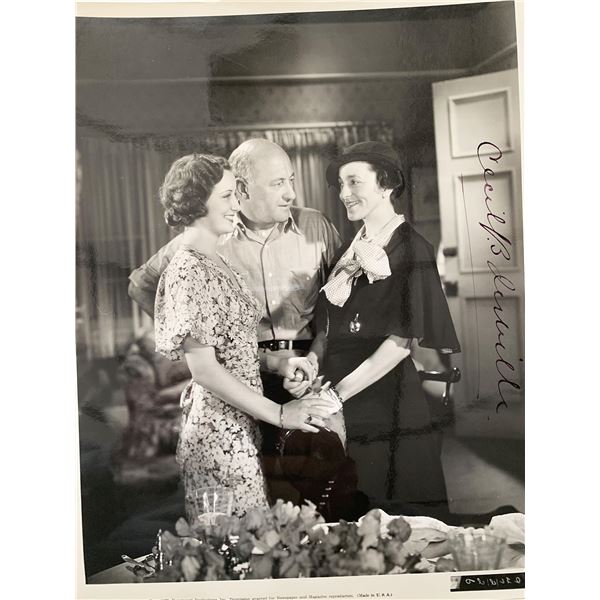 Cecil B. DeMille signed photo