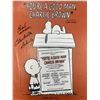 Image 1 : Charles Schulz You're a Good Man Charlie Brown signed sheet music
