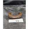 Image 1 : BEAUTIFUL COPPER/SILVER WEST COAST NATIVE ETCHED BRACELET