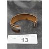 Image 2 : BEAUTIFUL COPPER/SILVER WEST COAST NATIVE ETCHED BRACELET