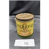 Image 1 : ANTIQUE STATE EXPRESS CIGARETTES CAN, PAPER LABEL, HARD TO FIND