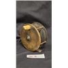 Image 1 : 19TH CENTURY ENGLISH SOLID BRASS FISHING REEL