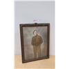 Image 1 : 1940'S CANADIAN MILITARY PHOTO IN ORIGINAL BUBBLE GLASS FRAME