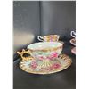 Image 2 : SEVEN BONE CHINA TEACUPS/SAUCERS